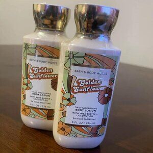 Bath & Body works Golden Sunflowers 2 body lotion pack